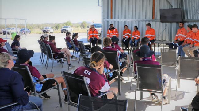 Rookwood Weir posted on Facebook about Mt Morgan students' visit to the site the same day a worker infected with Covid was present