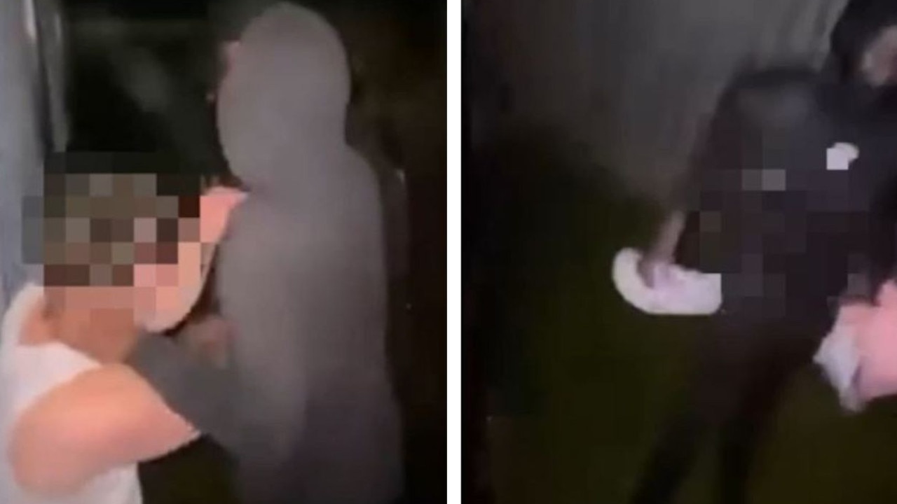 Video shows hooded gang attacking teen at Pakenham party