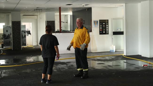 Camden Sports Club was flooded again after most repairs from the last flood were being completed.