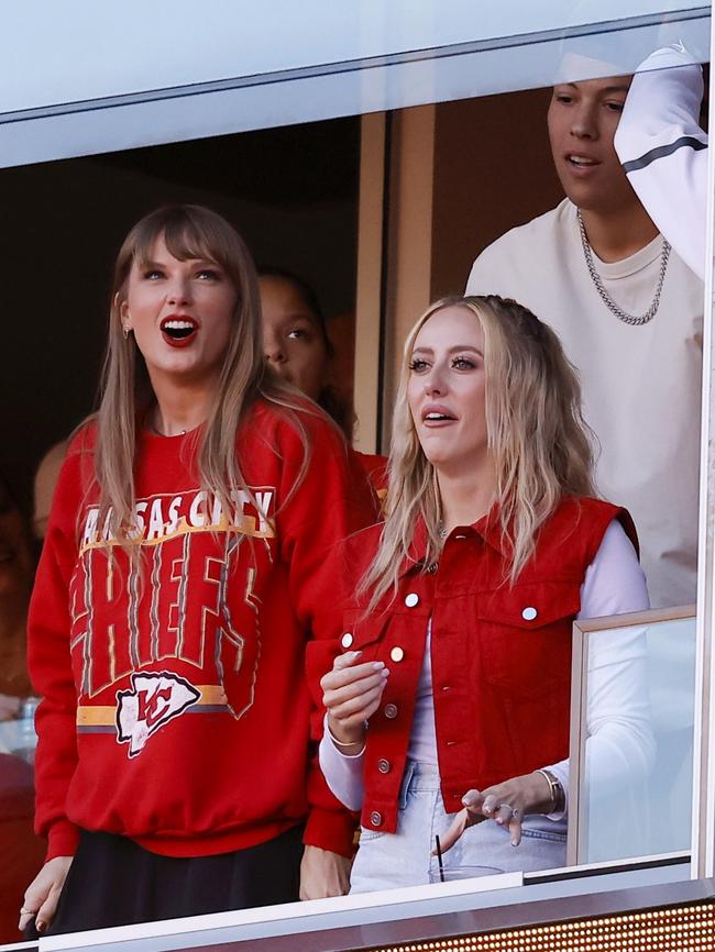 Brittany (right) has become tight with Taylor Swift. (Photo by David Eulitt/Getty Images)