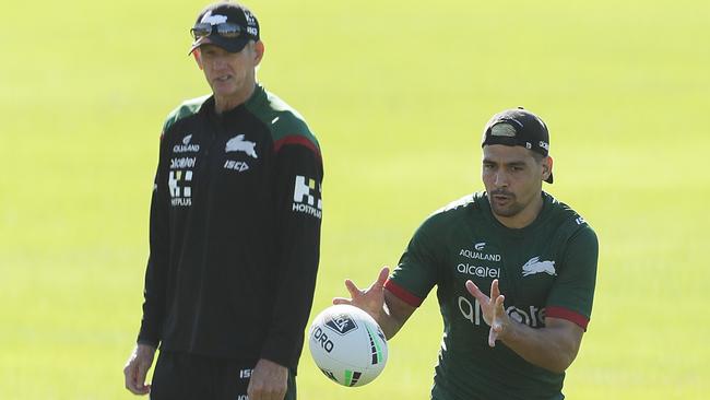 Wayne Bennett has enjoyed coaching Cody Walker. Picture: Mark Metcalfe/Getty Images