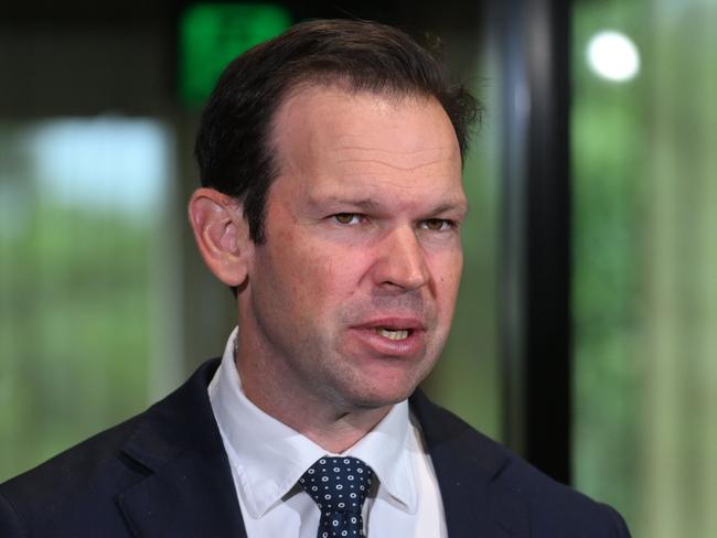 BRISBANE, AUSTRALIA - NewsWire Photos - APRIL 17, 2024.Liberal Senator Matt Canavan at a press conference during a hearing of the Senate Standing Committee on Rural and Regional Affairs and Transport in Brisbane. The committee discussed Australiaâs preparedness to host Commonwealth, Olympic and Paralympic Games.Picture: Dan Peled / NCA NewsWire