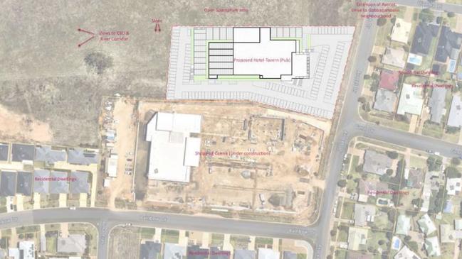 A bird’s eye view of the proposed development. Picture: Salvestro Planning