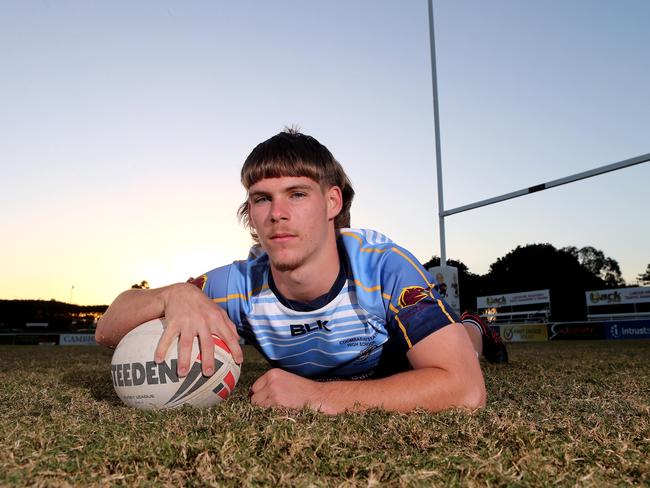 Nerang and Coombabah rugby league player Shannon Donaldson was allegedly bashed by a group of people in a car park. Picture: Richard Gosling