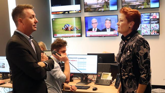 Pauline Hanson’s right hand man sued the Commonwealth in a bid to recover millions in legal costs he spent pursuing a sexual harassment claim against his former boss Peter Slipper. Picture: Gary Ramage