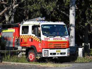 Emergency services were called to a house on Ross Lane in Lennox Head. Picture: Marc Stapelberg