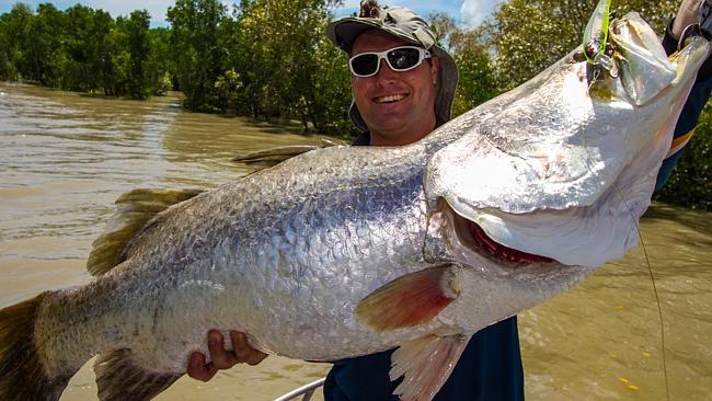 Abundance of bait makes for fun times when chasing barra