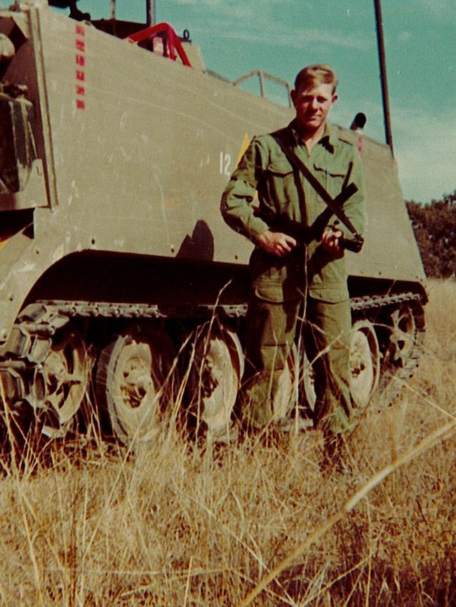 Senior Sergeant Steve Horn during his Army days.