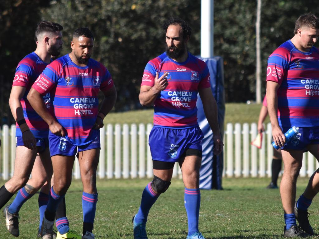 Travis Robinson (centre). Picture: Sean Teuma