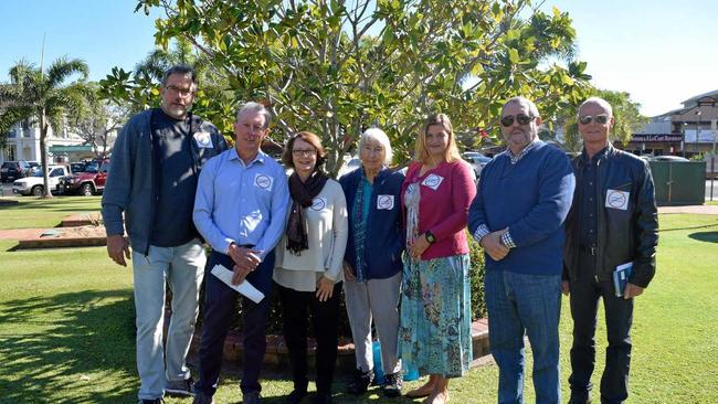 Council and members of the public met for a briefing meeting today to discuss the controversial 9-storey Bargara high-rise. Picture: Sarah Steger