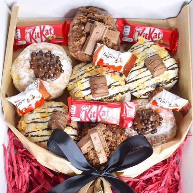 A Doughnut World Kit Kat 'doughnut bouquet'. Picture: Instagram/ doughnutworldau