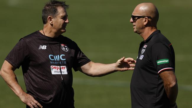 Ross Lyon is set to bring a hard edge to St Kilda. Picture: Getty Images