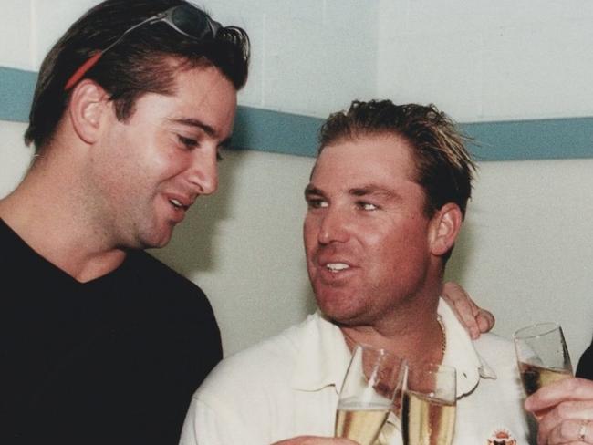 Jason and Shane Warne.