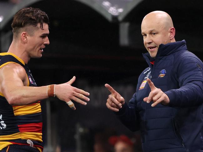 The Crows’ away record is one to watch in 2024. (Photo by Sarah Reed/AFL Photos via Getty Images)