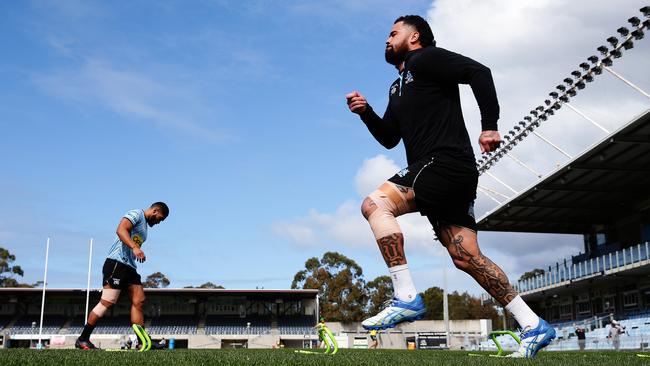 Fifita pushed his injured knee to the limit last year. Image: Brett Costello