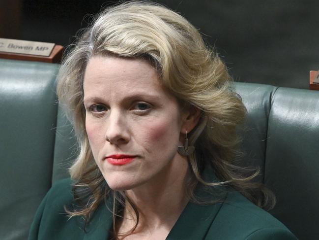 CANBERRA, AUSTRALIA, NewsWire Photos. DECEMBER 7, 2023: PMinister for Home Affairs, Clare O'Neil during Question Time at Parliament House in Canberra. Picture: NCA NewsWire / Martin Ollman