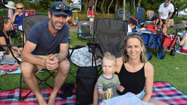 The Goodwin family enjoy their time at the 2023 Buderim Community Carols.