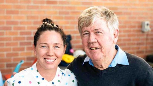 DEARLY MISSED: Dr Jim Tankey, with daughter Emily, passed away at the age of 69 on August 12. The general practitioner first started private practice in Ipswich in 1977 and he worked as a GP for 40 years.