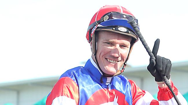 Racing at Aquis Park Gold Coast Turf Club.Winner of race 3, number 4 AMENZEL. Jockey is Daniel Griffin. Trainer is Les Ross.Photo by Richard Gosling