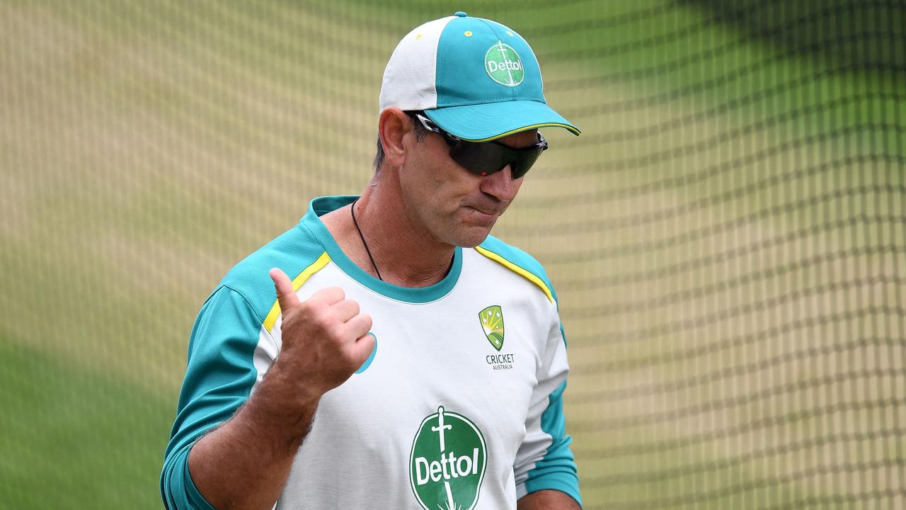 Former Australian coach Justin Langer. Photo by William WEST / AFP.