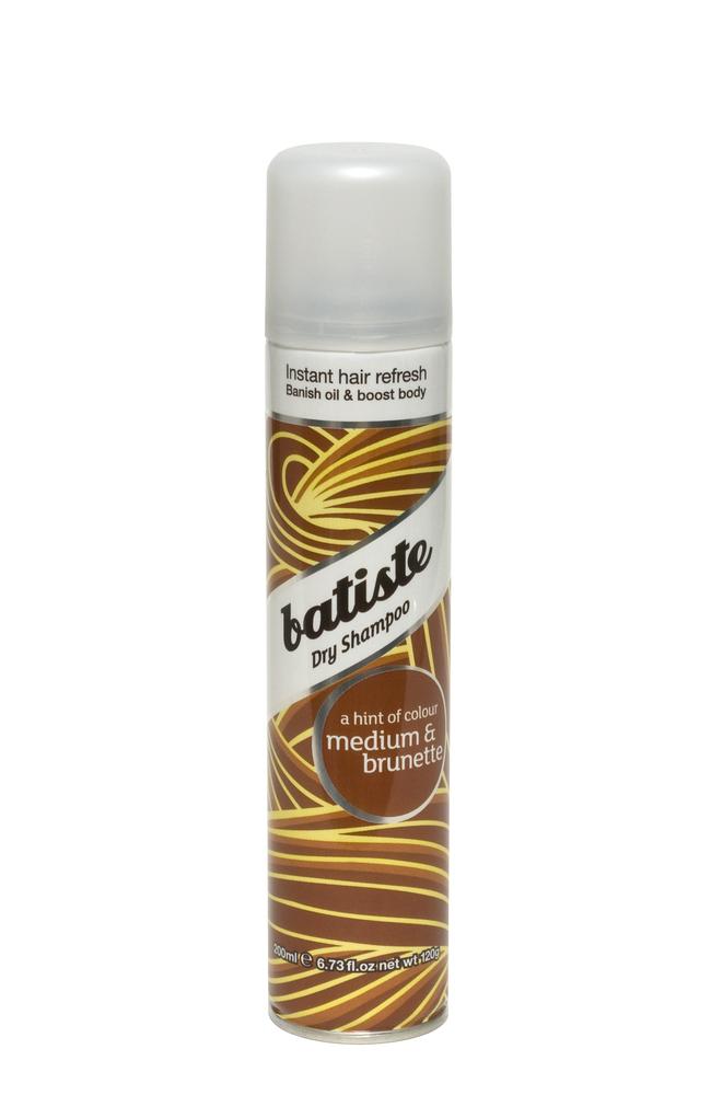 Australian dermatologists doubt the baldness was caused by dry shampoo, such as Batiste. Picture: Supplied.