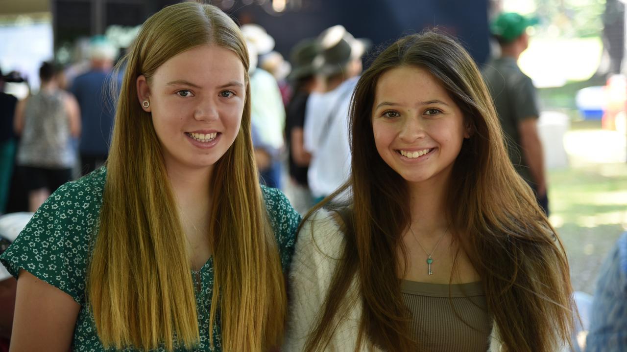 Stella Poke and Alissia Haezebrouck at Day 3 of Launceston Festivale 2023. Picture: Alex Treacy