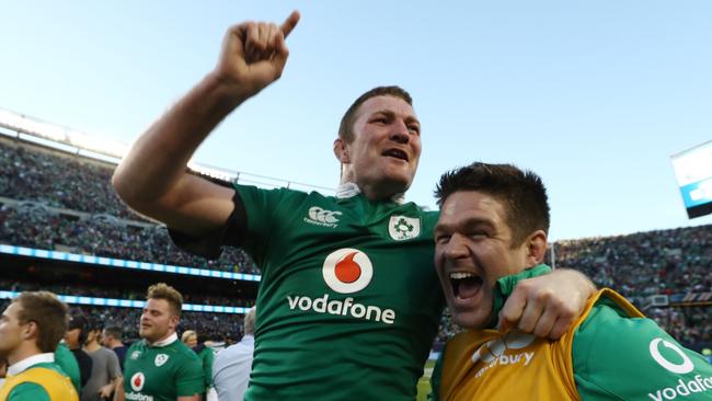 An unforgettable day for Irish rugby. (Phil Walter/Getty Images/AFP)