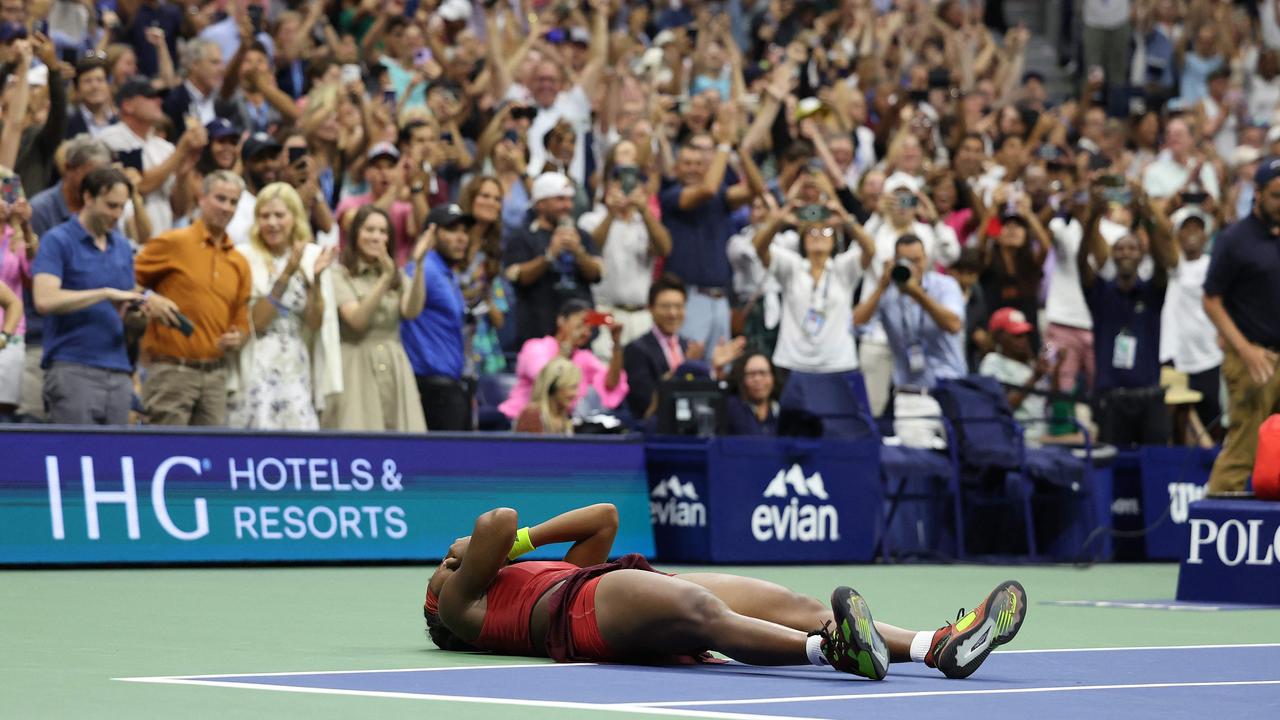 Coco Gauff is the new champ. Photo by AL BELLO / GETTY IMAGES.