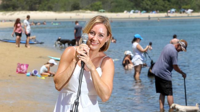 Brooke Supple is excited to perform the national anthem after living in London for about 13 years. Photo: Richard Gosling