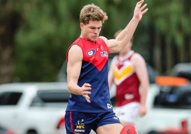 Jacob Booth in action for Diamond Creek. Picture: Field of View Photography