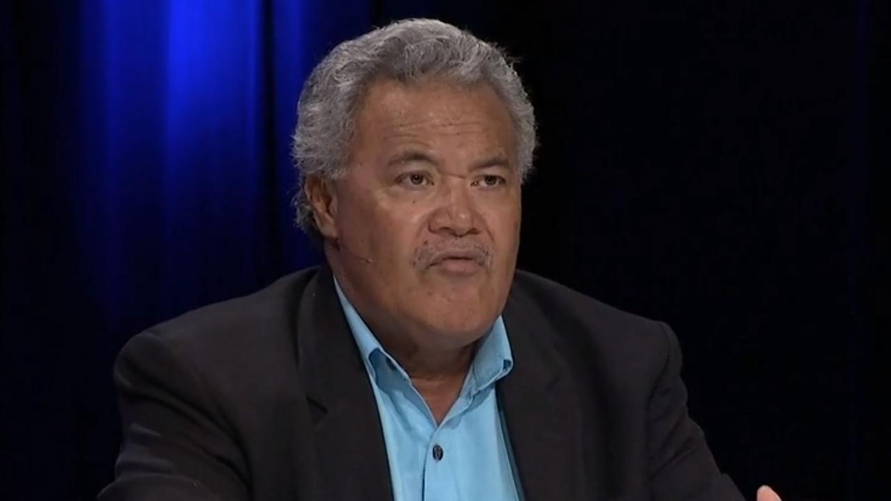 Former Tuvalu PM Enele Sopoaga said he was "taken aback" by Scott Morrison's stance on climate change. Picture: ABC