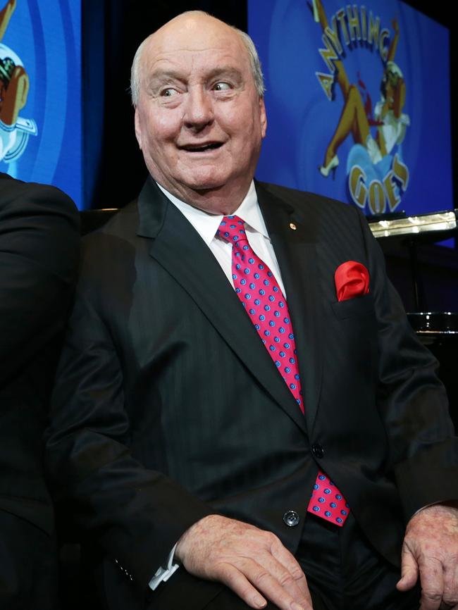 Radio heavyweight Alan Jones before the 30kg weight loss.