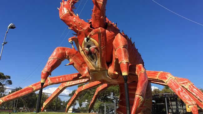 Larry the giant lobster in Kingston.