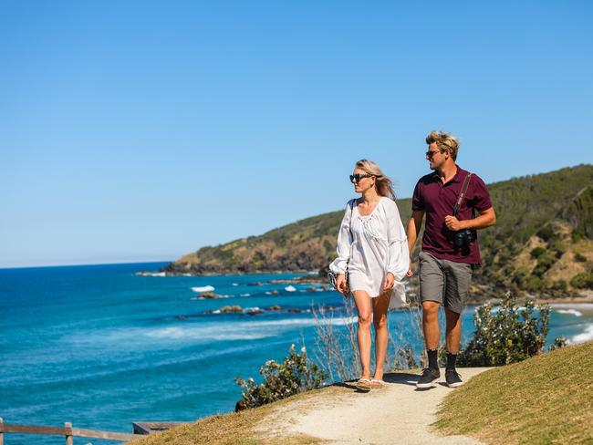 ON THE RIGHT PATH: Ballina Council upgrade 3-kilometre section of the Coastal Recreational Walk from Sharpes Beach to Pat Morton.