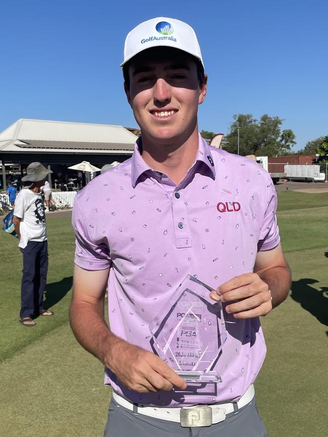 Queensland amateur golfer Quinnton Croker. Picture: Max Hatzoglou