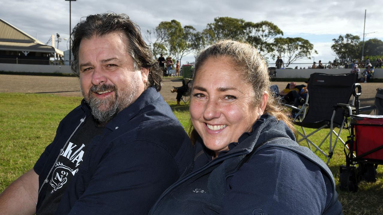 Jason McCarthy and Gia Fouras. Meatstock Festival at the Toowoomba show grounds. April 2022