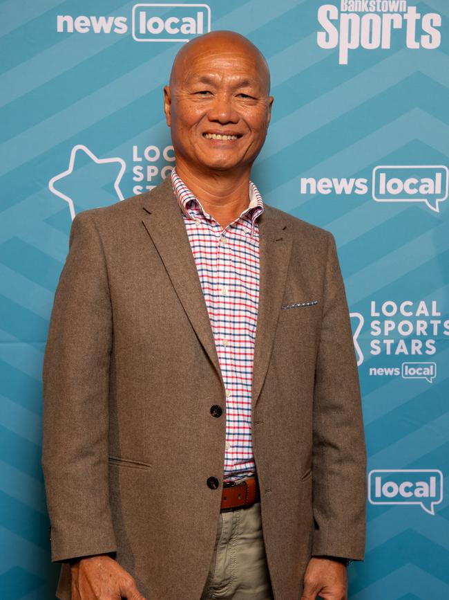 Chung Dang at the awards ceremony. Picture: (AAP IMAGE / MONIQUE HARMER)