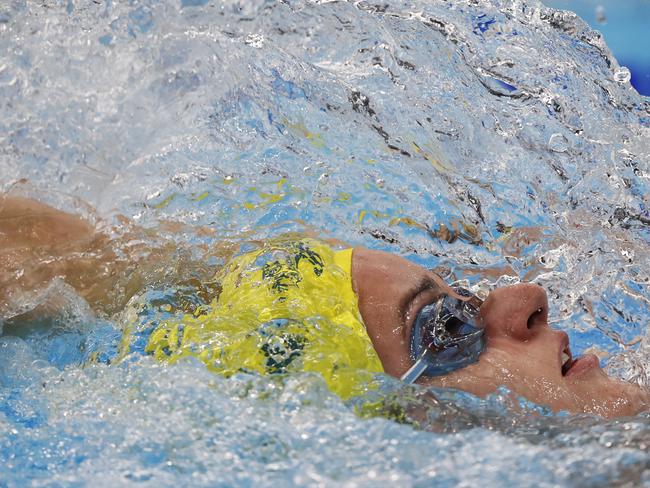 Australia’s Kaylee McKeown during the women’s final of the 200m backstroke at the Tokyo Aquatics Centre. Picture: Alex Coppel