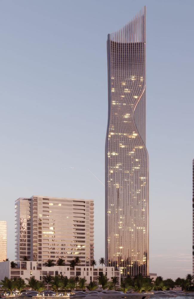 A rendering of Tiger Sky Tower. Picture: Kennedy News