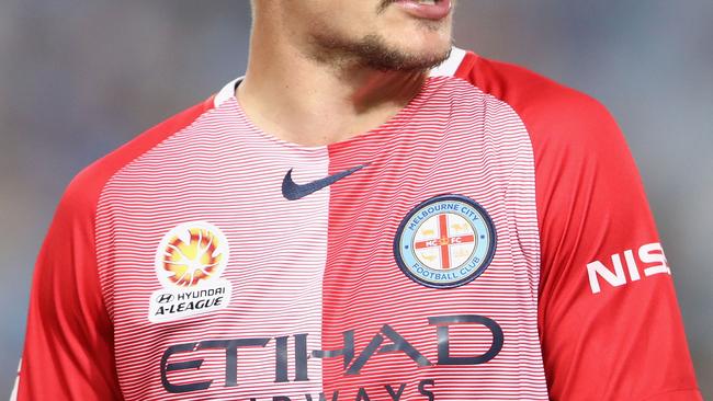 A calf issue has kept Melbourne City defender Michael Jakobsen out for three weeks and it is unclear when he will return. Picture: Getty Images