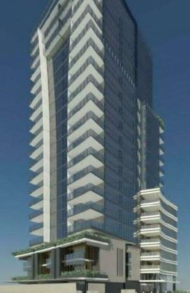 Proposed Main Beach apartment tower.