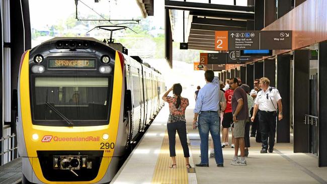 FILE PHOTO: Train at station. Picture: David Nielsen