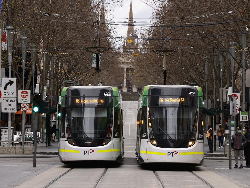Free public transport will be provided on Christmas Day and New Year’s Eve in Victoria. Picture: NCA NewsWire/Daniel Pockett