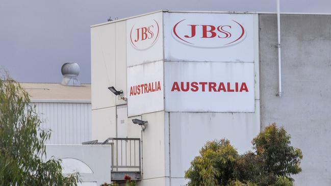 JBS Abattoir in Melbourne. Picture: Wayne Taylor