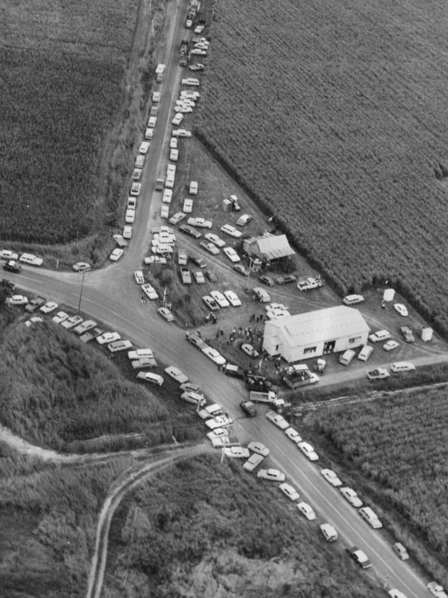 A photo from the aerial search near Mackay.