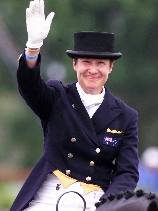 Former chair Ricky Macmillan competes on day two of the individual dressage event at the Sydney Olympic Games in 2000.