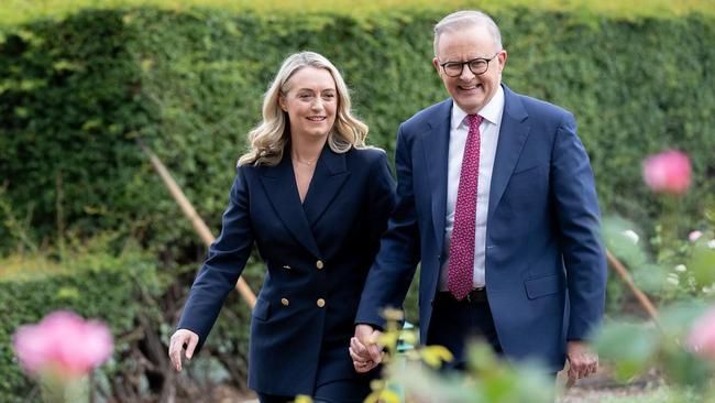 Anthony Albanese and his partner Jodie Haydon. Picture: Instagram