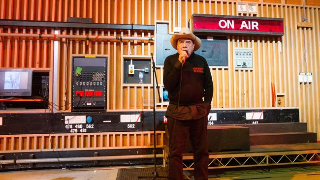 Molly Meldrum at the ABC Gordon St farewell party. Picture: Mark Stewart