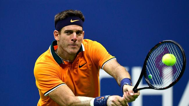 Argentina’s Juan Martin del Potro is on his way to Kooyong Picture: Sarah Stier (Getty Images)