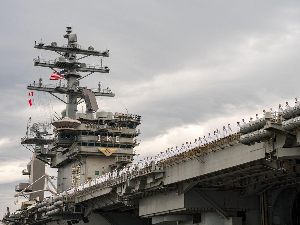 USS Eisenhower is the second US aircraft carrier being sent to support Israel.